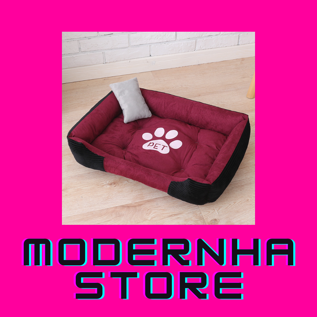 great pet mattress with dog paw print-MODERNHA™